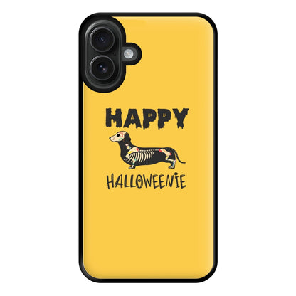 Happy Halloweenie Phone Case for iPhone 16 Plus