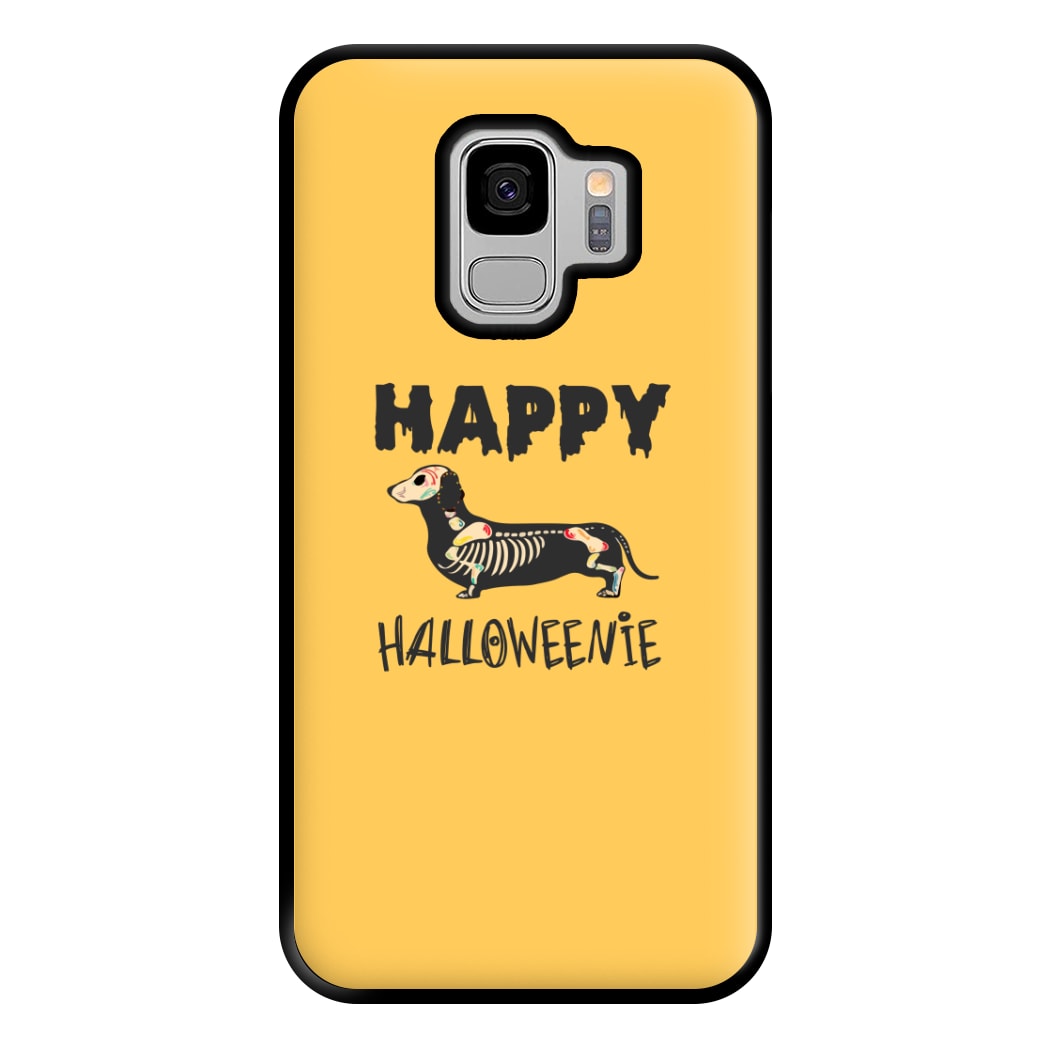 Happy Halloweenie Phone Case for Galaxy S9 Plus