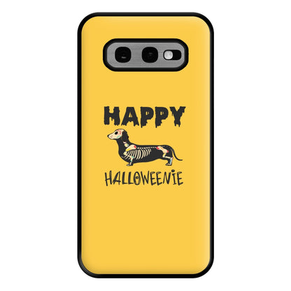 Happy Halloweenie Phone Case for Galaxy S10e