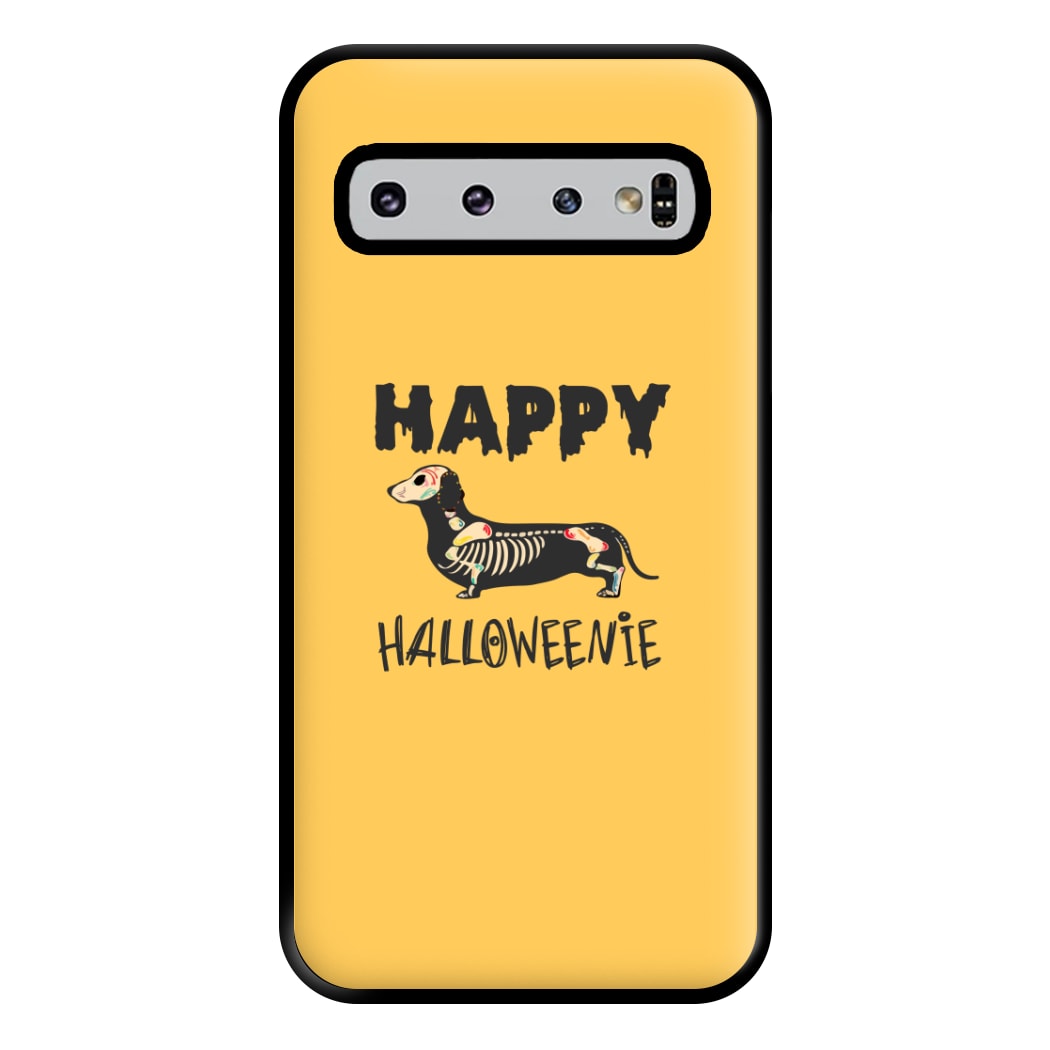 Happy Halloweenie Phone Case for Galaxy S10 Plus