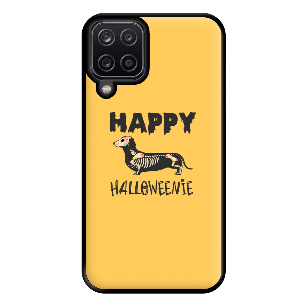 Happy Halloweenie Phone Case for Galaxy A12