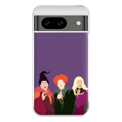 Hocus Halloween Witches - Halloween Phone Case for Google Pixel 8