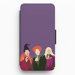 Hocus Halloween Witches - Halloween Flip / Wallet Phone Case