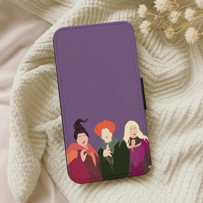 Hocus Halloween Witches - Halloween Wallet Phone Case