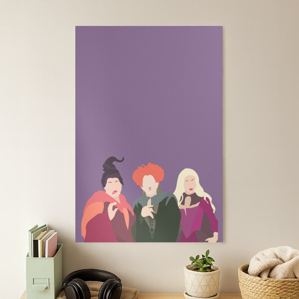 Hocus Halloween Witches - Halloween Poster