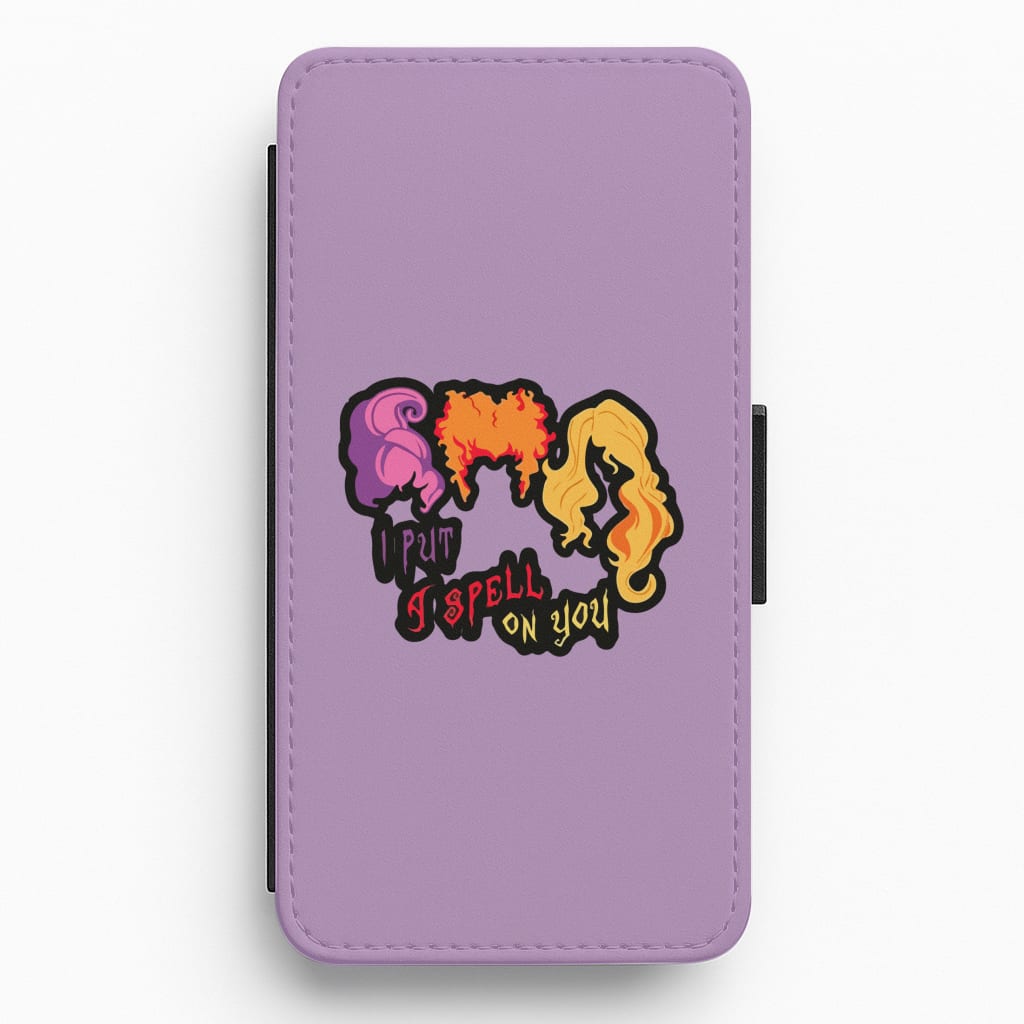 I Put A Spell On You - Halloween Flip / Wallet Phone Case