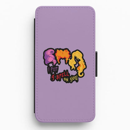 I Put A Spell On You - Halloween Flip / Wallet Phone Case
