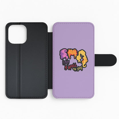 I Put A Spell On You - Halloween Flip Phone Case