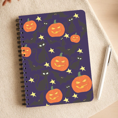 Pumpkin And Cats - Halloween Notepad