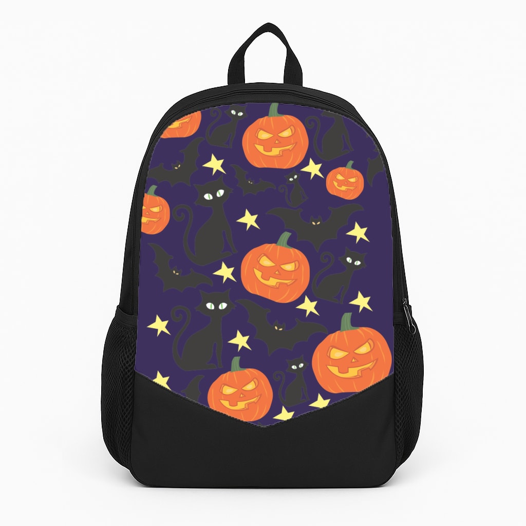 Pumpkin And Cats - Halloween Backpack
