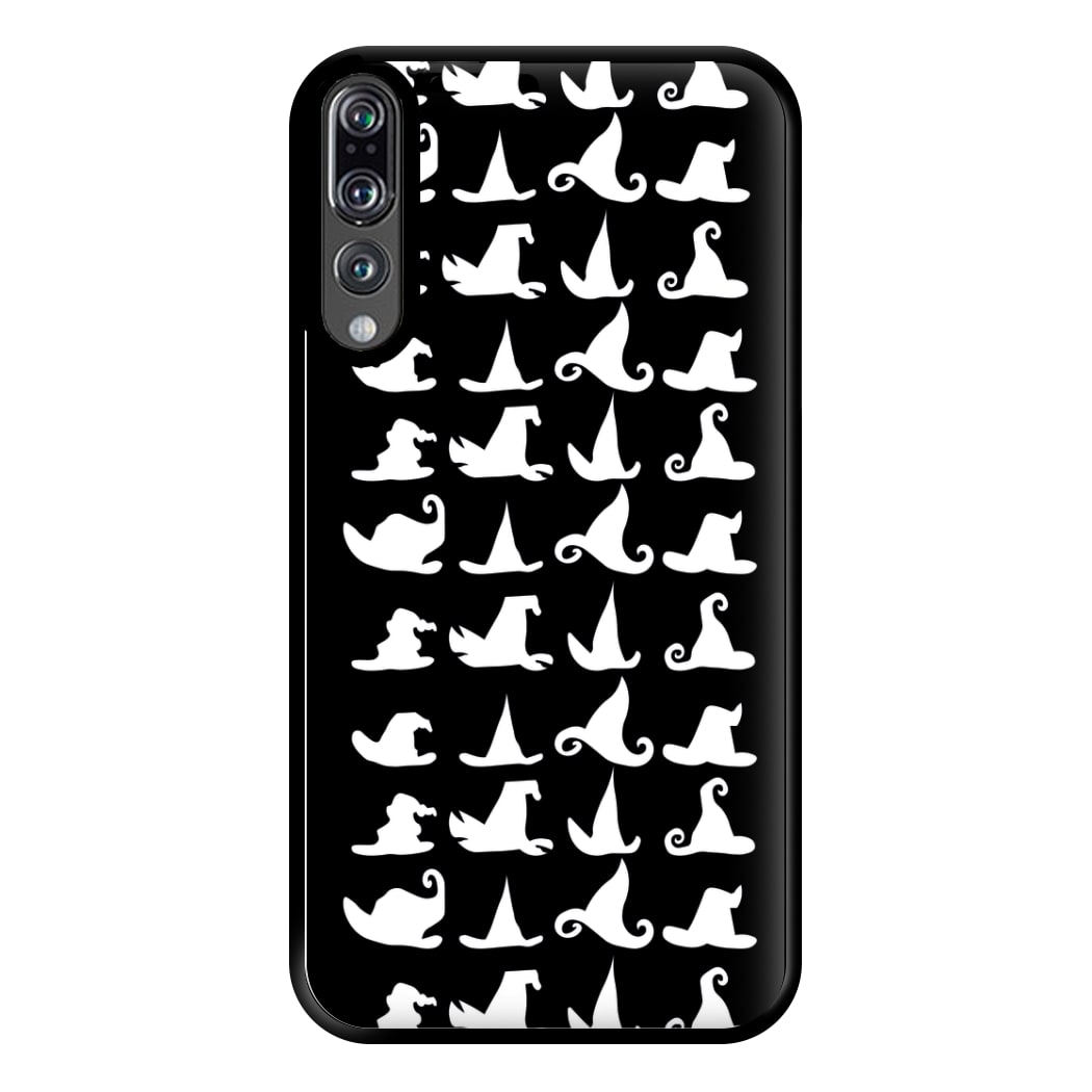 Witch's Hat Pattern - Halloween Phone Case for Huawei P20 Pro