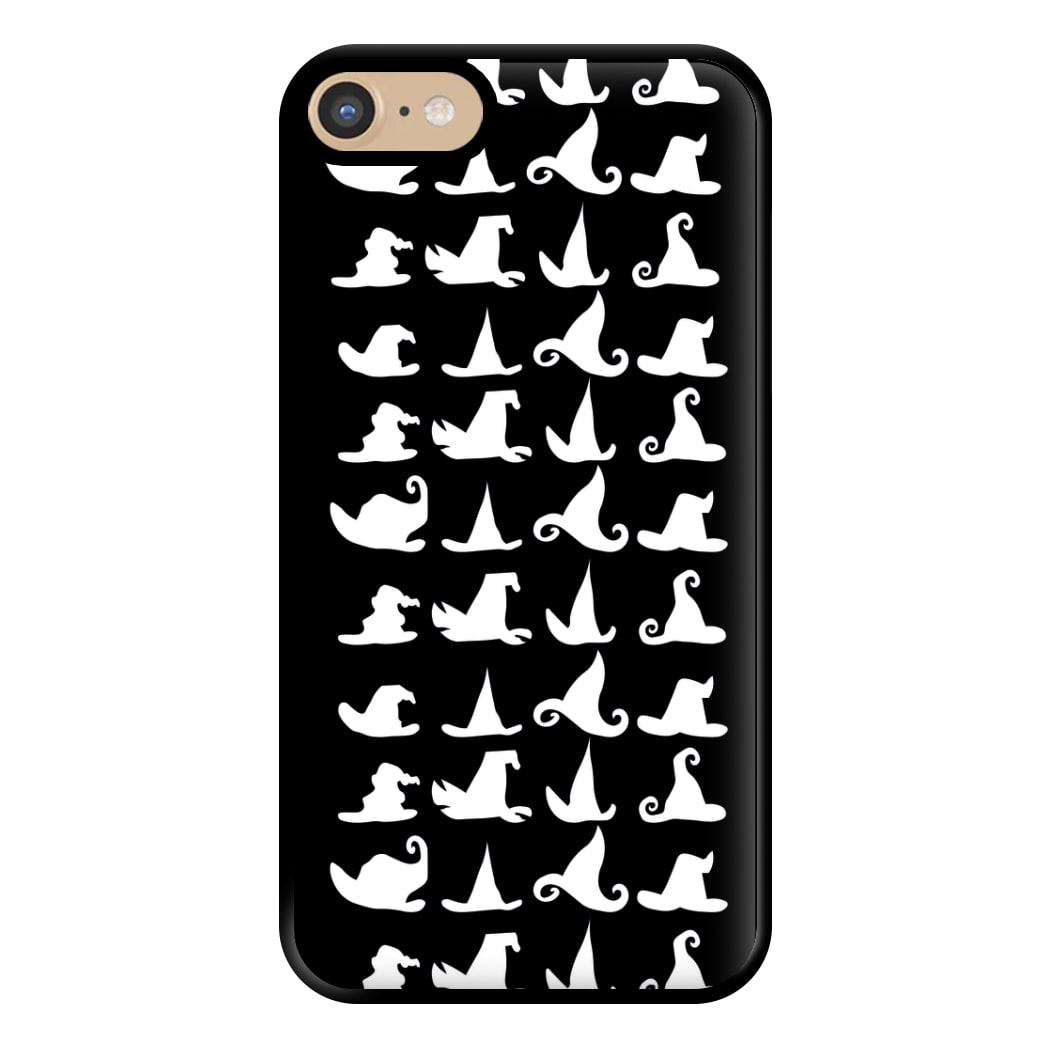 Witch's Hat Pattern - Halloween Phone Case for iPhone 6 / 7 / 8 / SE