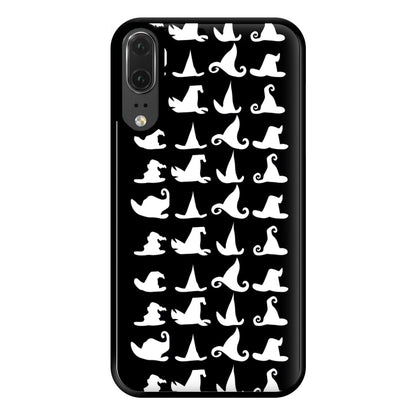 Witch's Hat Pattern - Halloween Phone Case for Huawei P20