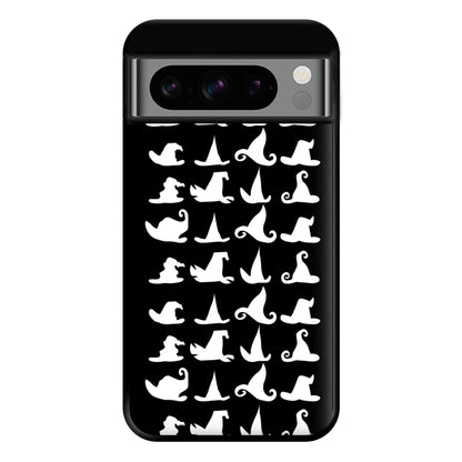 Witch's Hat Pattern - Halloween Phone Case for Google Pixel 8 Pro