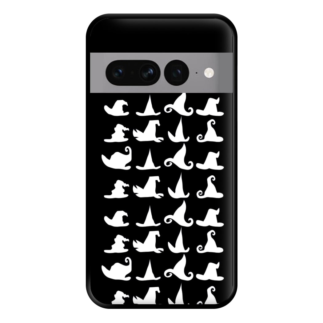 Witch's Hat Pattern - Halloween Phone Case for Google Pixel 7 Pro