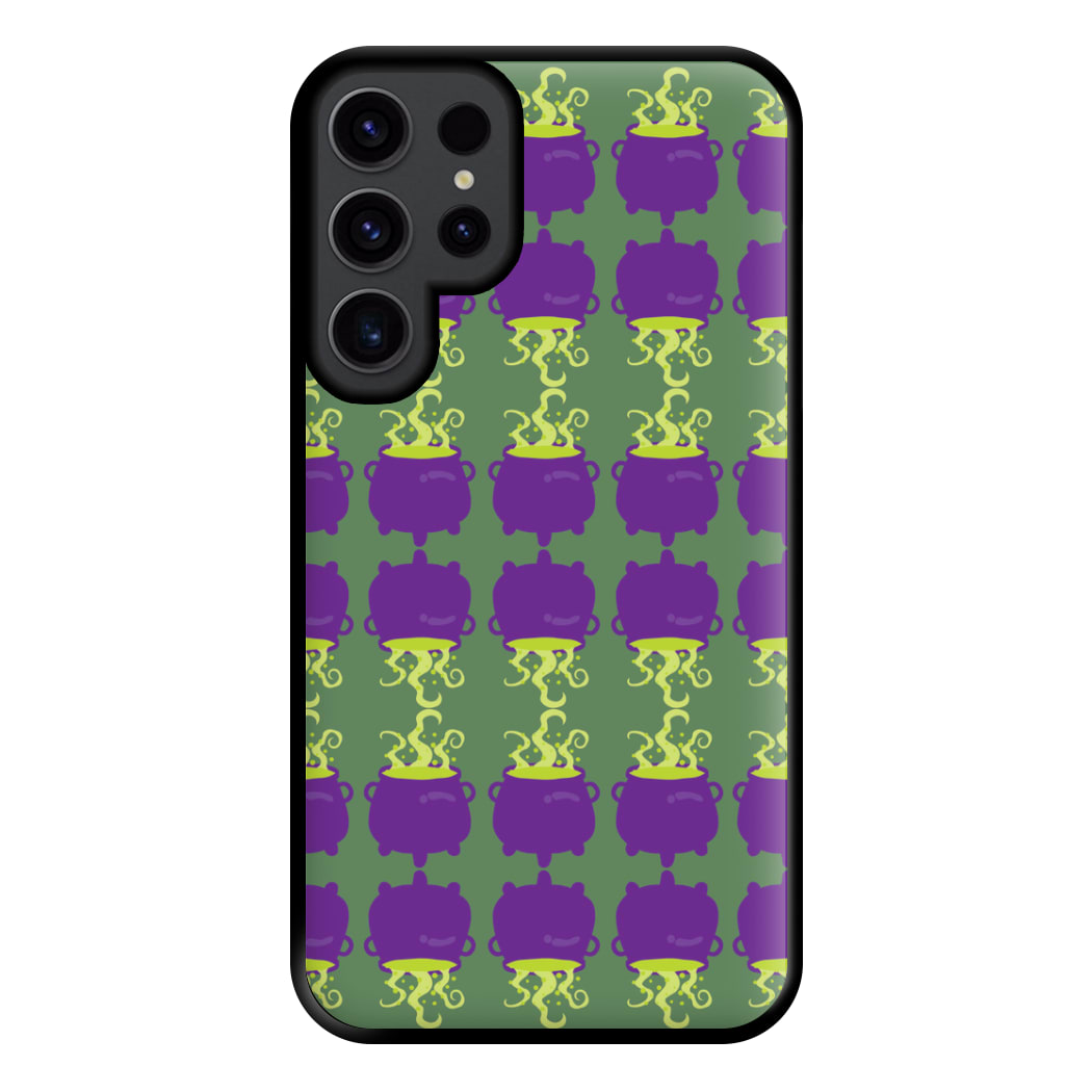 Cauldron Pattern - Halloween Phone Case for Galaxy S23 Ultra