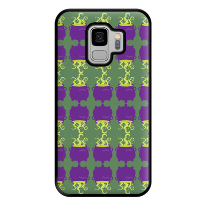 Cauldron Pattern - Halloween Phone Case for Galaxy S9 Plus