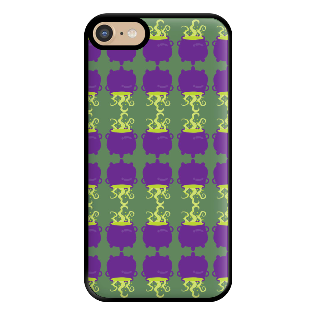 Cauldron Pattern - Halloween Phone Case for iPhone 6 / 7 / 8 / SE