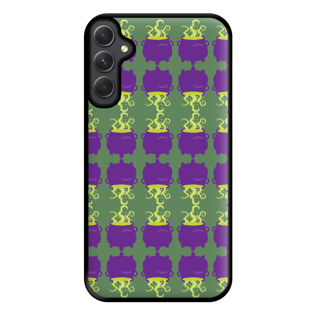 Cauldron Pattern - Halloween Phone Case for Galaxy A54