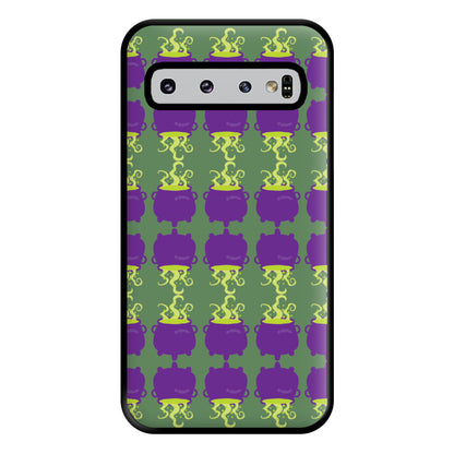 Cauldron Pattern - Halloween Phone Case for Galaxy S10 Plus