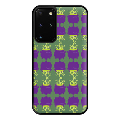 Cauldron Pattern - Halloween Phone Case for Galaxy S20 Plus