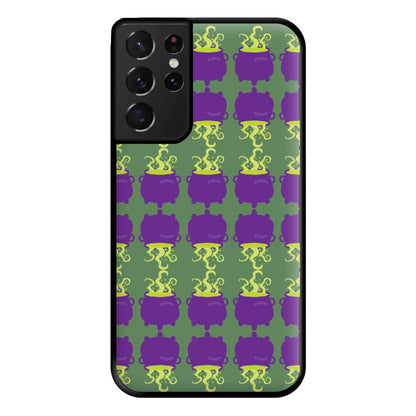 Cauldron Pattern - Halloween Phone Case for Galaxy S21 Ultra