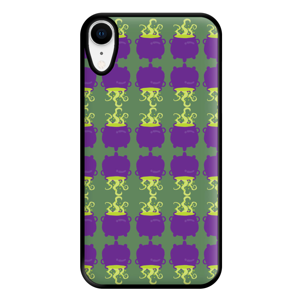 Cauldron Pattern - Halloween Phone Case for iPhone XR