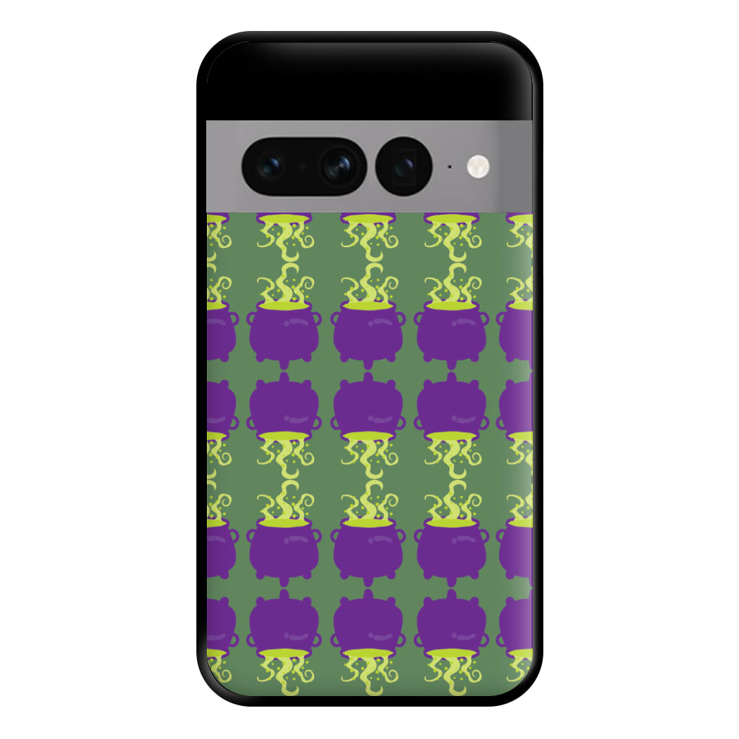 Cauldron Pattern - Halloween Phone Case for Google Pixel 7 Pro