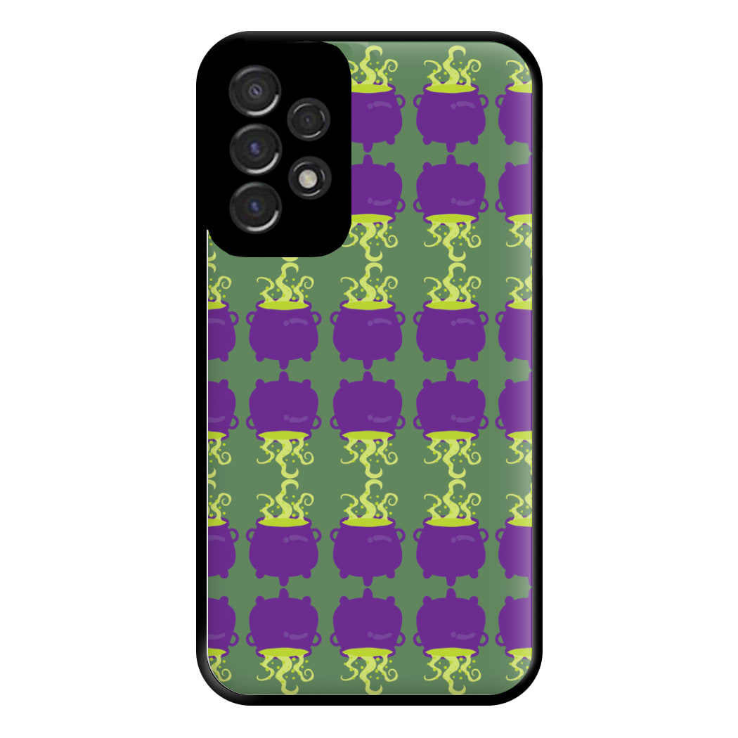 Cauldron Pattern - Halloween Phone Case for Galaxy A53