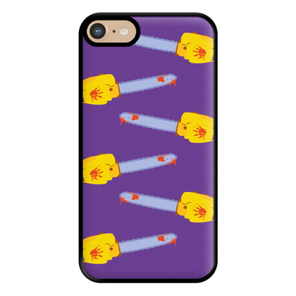 Chainsaw Pattern - Halloween Phone Case for iPhone 6 / 7 / 8 / SE