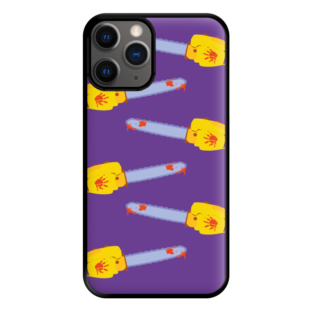 Chainsaw Pattern - Halloween Phone Case for iPhone 12 Pro Max