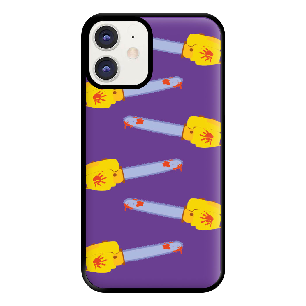 Chainsaw Pattern - Halloween Phone Case for iPhone 11