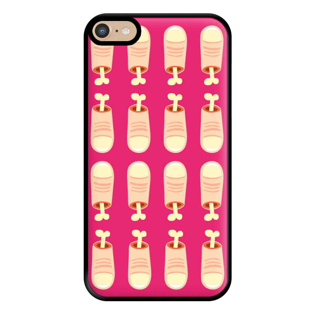 Finger Pattern - Halloween Phone Case for iPhone 6 Plus / 7 Plus / 8 Plus