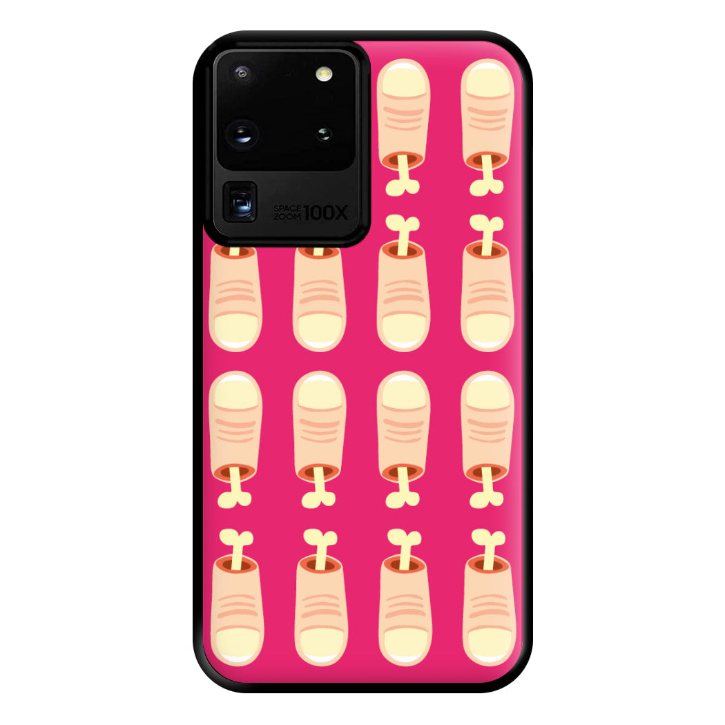 Finger Pattern - Halloween Phone Case for Galaxy S20 Ultra