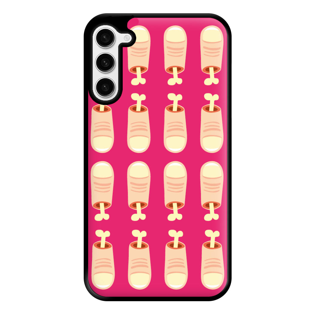 Finger Pattern - Halloween Phone Case for Galaxy S23 Plus