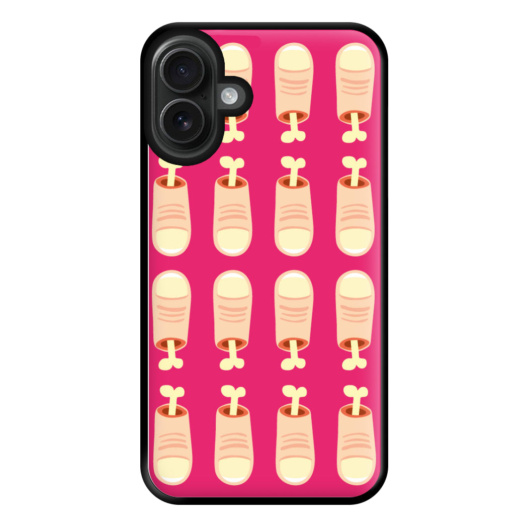 Finger Pattern - Halloween Phone Case for iPhone 16 Plus