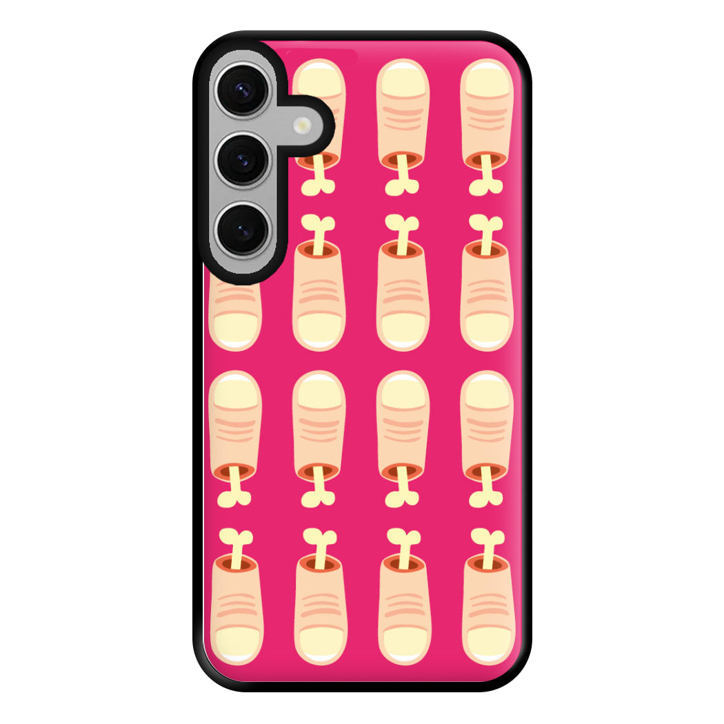 Finger Pattern - Halloween Phone Case for Galaxy S24FE