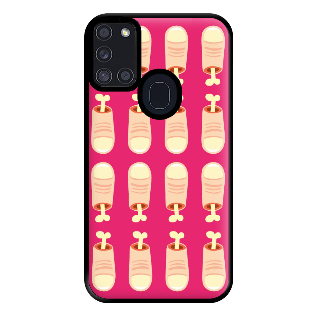 Finger Pattern - Halloween Phone Case for Galaxy A21s