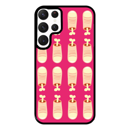 Finger Pattern - Halloween Phone Case for Galaxy S22 Ultra