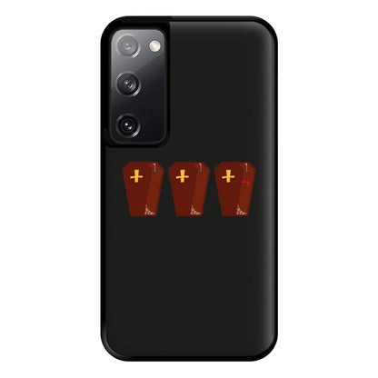 Coffin Pattern - Halloween Phone Case for Galaxy S20