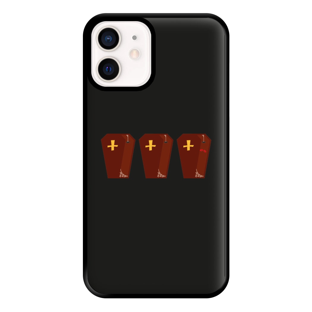 Coffin Pattern - Halloween Phone Case for iPhone 12 Mini