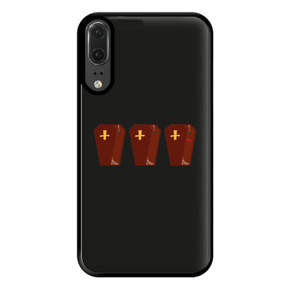 Coffin Pattern - Halloween Phone Case for Huawei P20