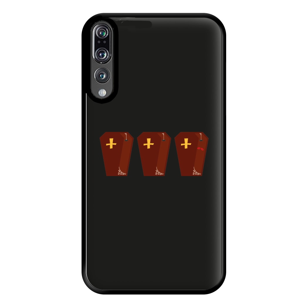 Coffin Pattern - Halloween Phone Case for Huawei P20 Pro