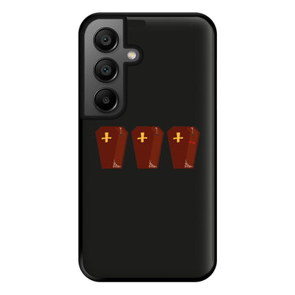 Coffin Pattern - Halloween Phone Case for Google Pixel 8