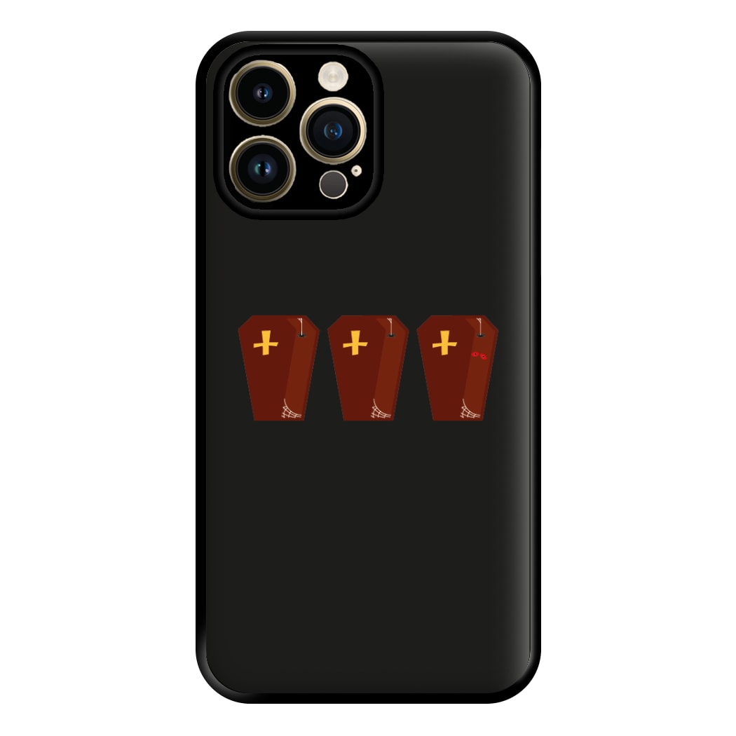 Coffin Pattern - Halloween Phone Case for iPhone 14 Pro Max