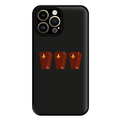 Coffin Pattern - Halloween Phone Case for iPhone 14 Pro Max