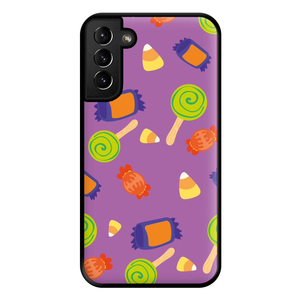 Candy Pattern - Halloween Phone Case for Galaxy S21 Plus