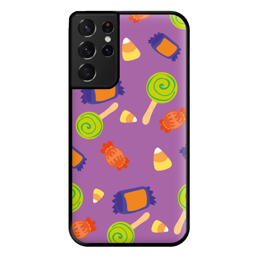 Candy Pattern - Halloween Phone Case for Galaxy S21 Ultra