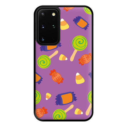 Candy Pattern - Halloween Phone Case for Galaxy S20 Plus