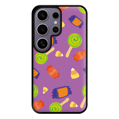 Candy Pattern - Halloween Phone Case for Galaxy S25 Ultra